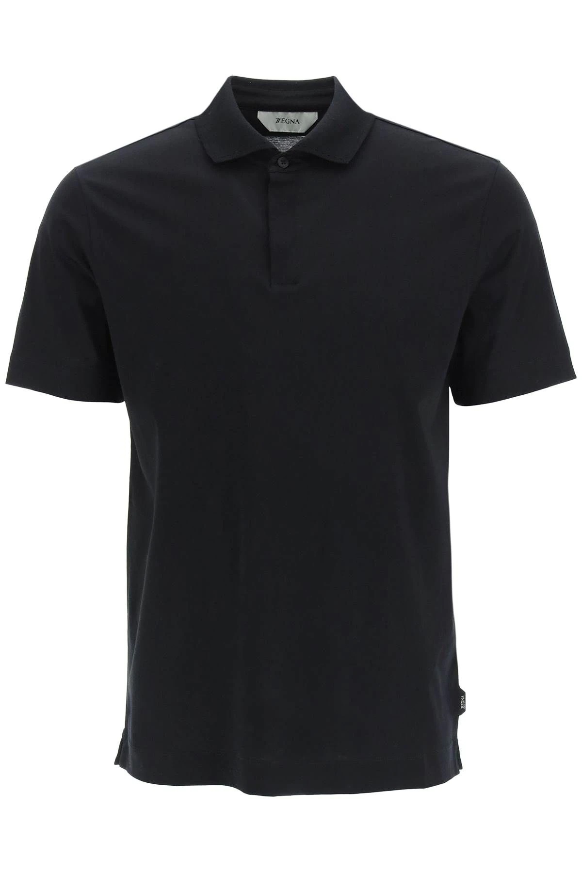 COTTON JERSEY POLO SHIRT - 1