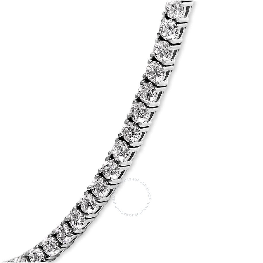 Haus Of Brilliance - Haus of Brilliance 14K White Gold 10 3/4 Cttw Lab Grown Diamond Tennis Necklace - 3