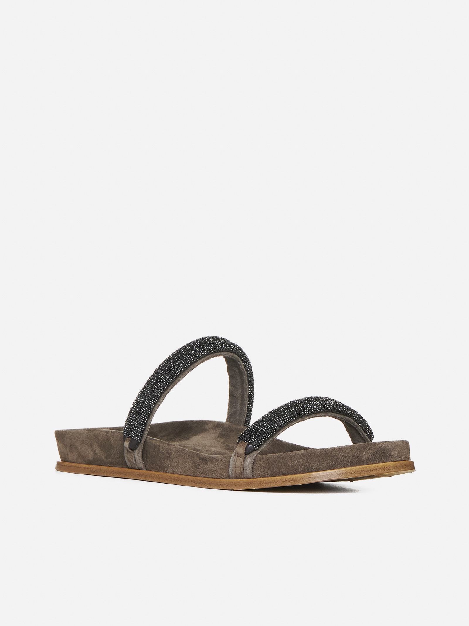 Monile and suede sandals - 2