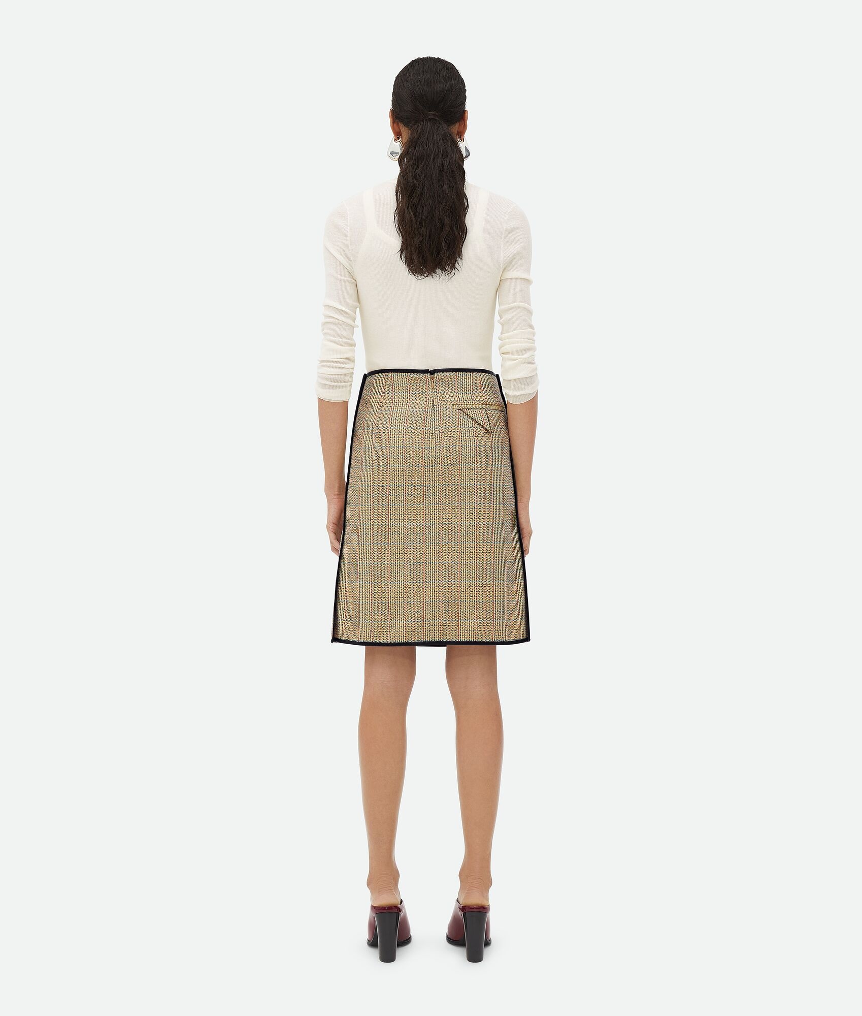 Prince Of Wales Wool Skirt - 3