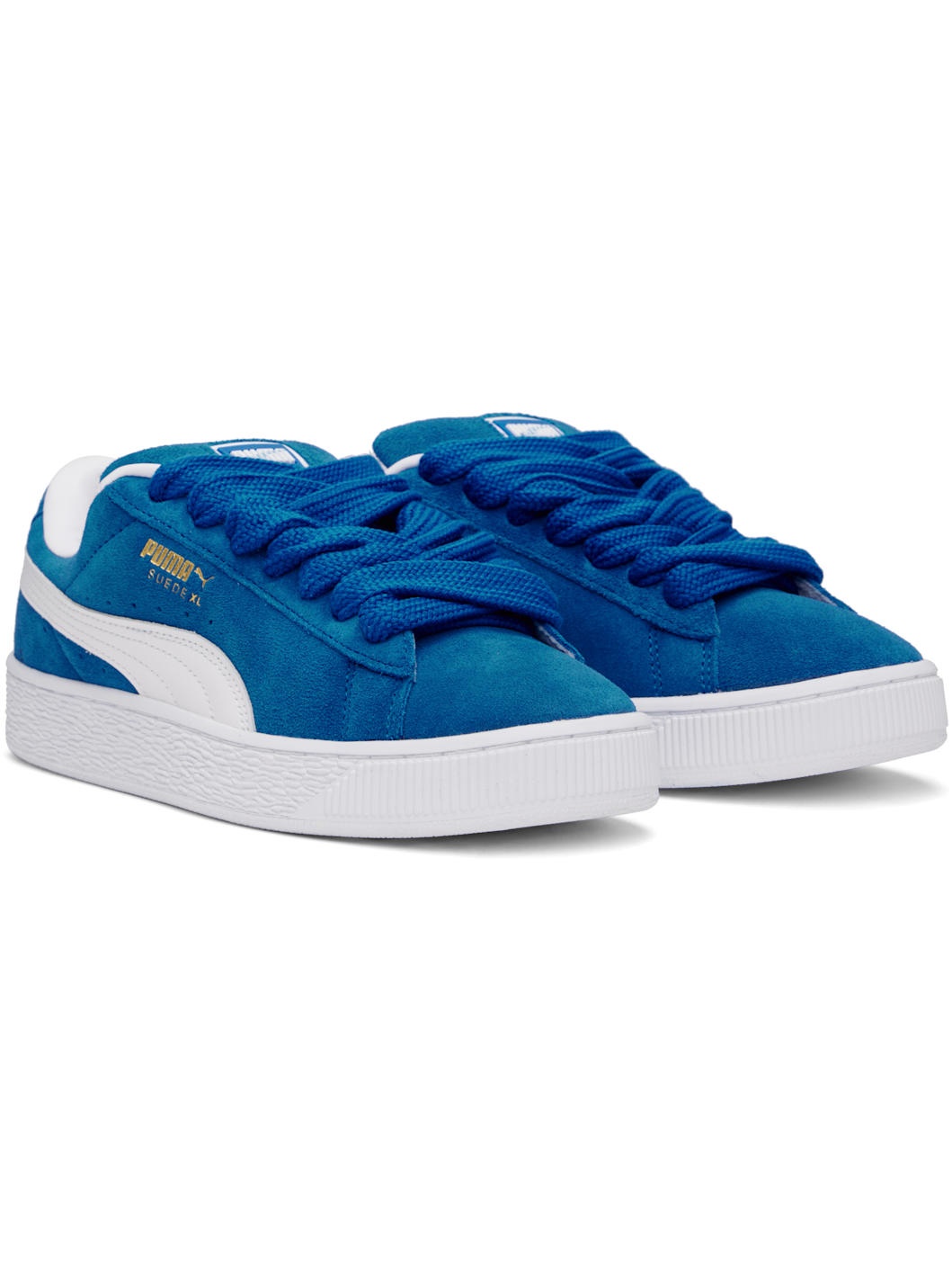 Blue Suede XL Sneakers - 4
