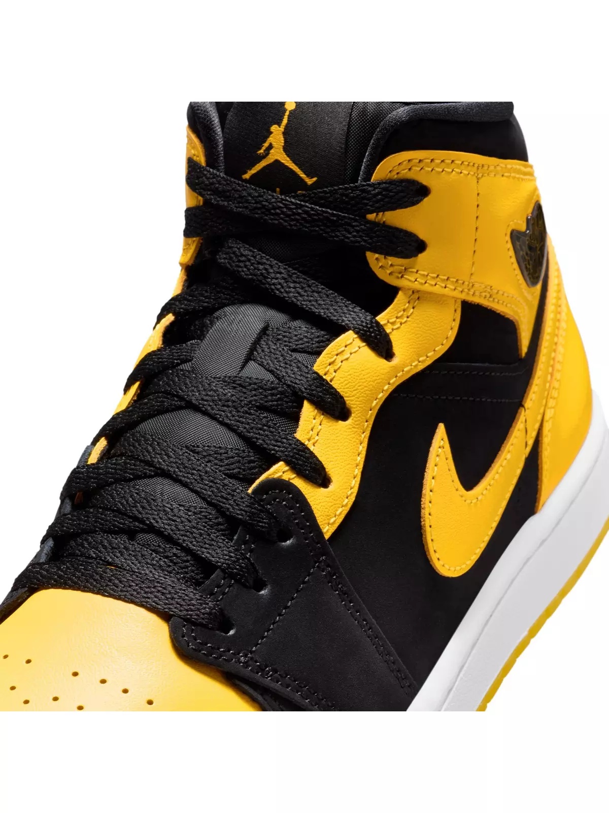 1 Mid SE "Black/Varsity Maize/White" Men's Shoe - 10