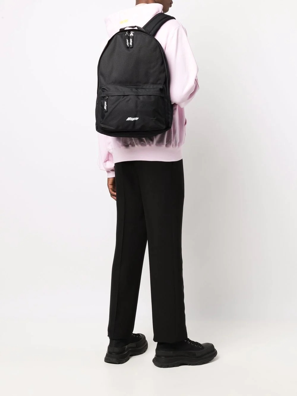 logo-print backpack - 2