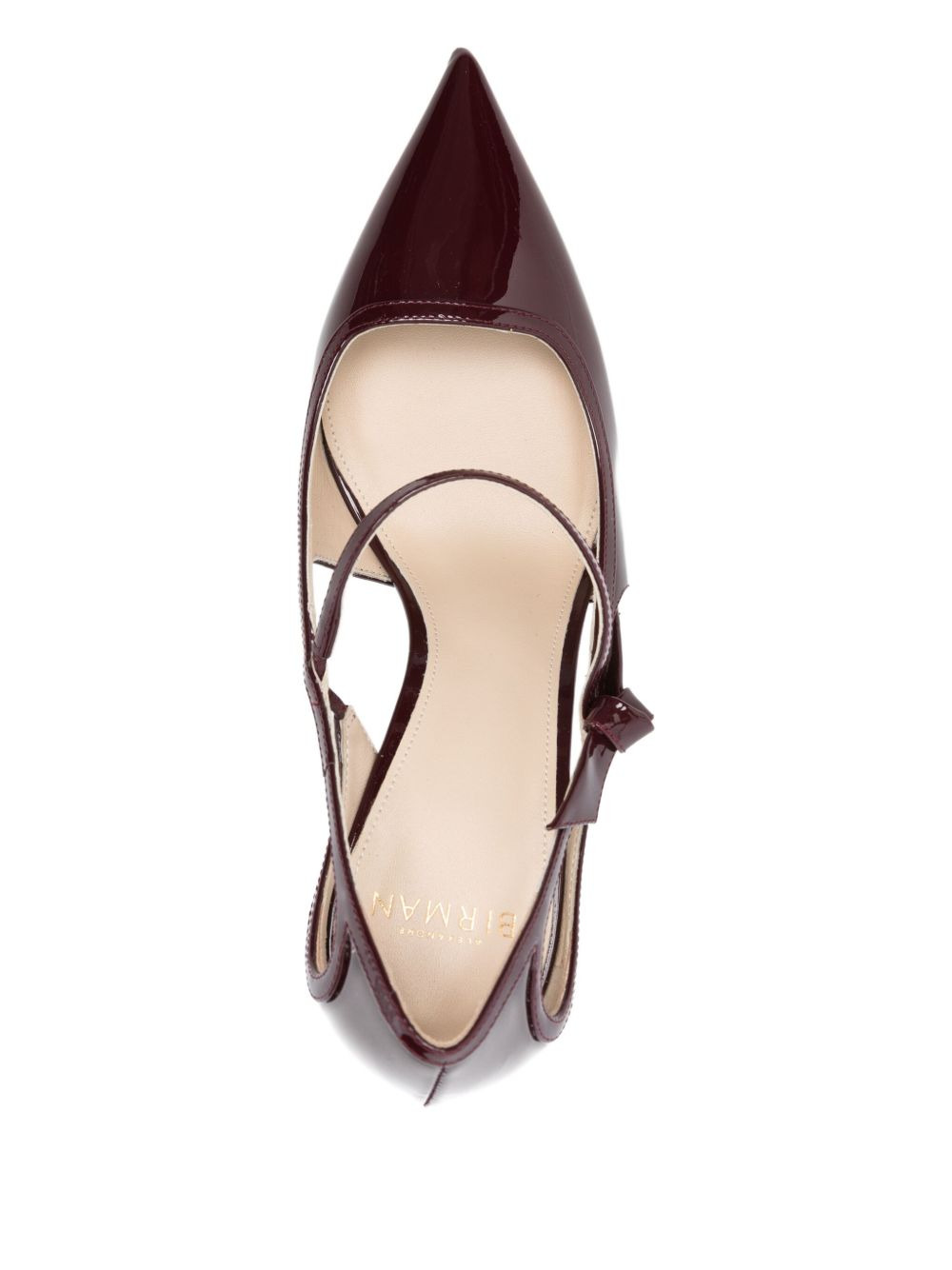 leather heeled pumps - 4
