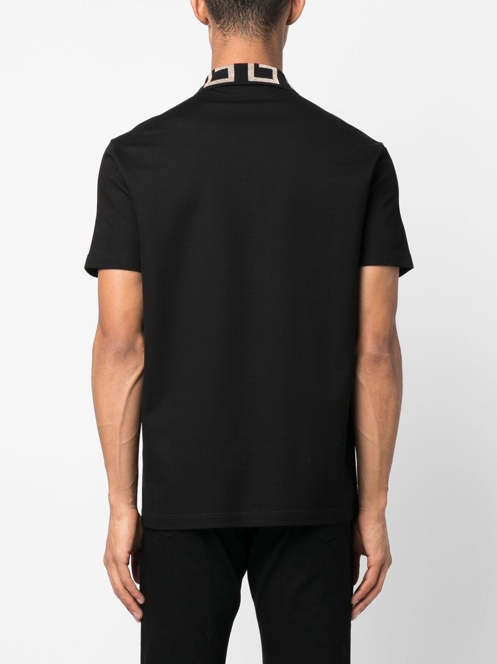 Medusa Head motif polo shirt - 4