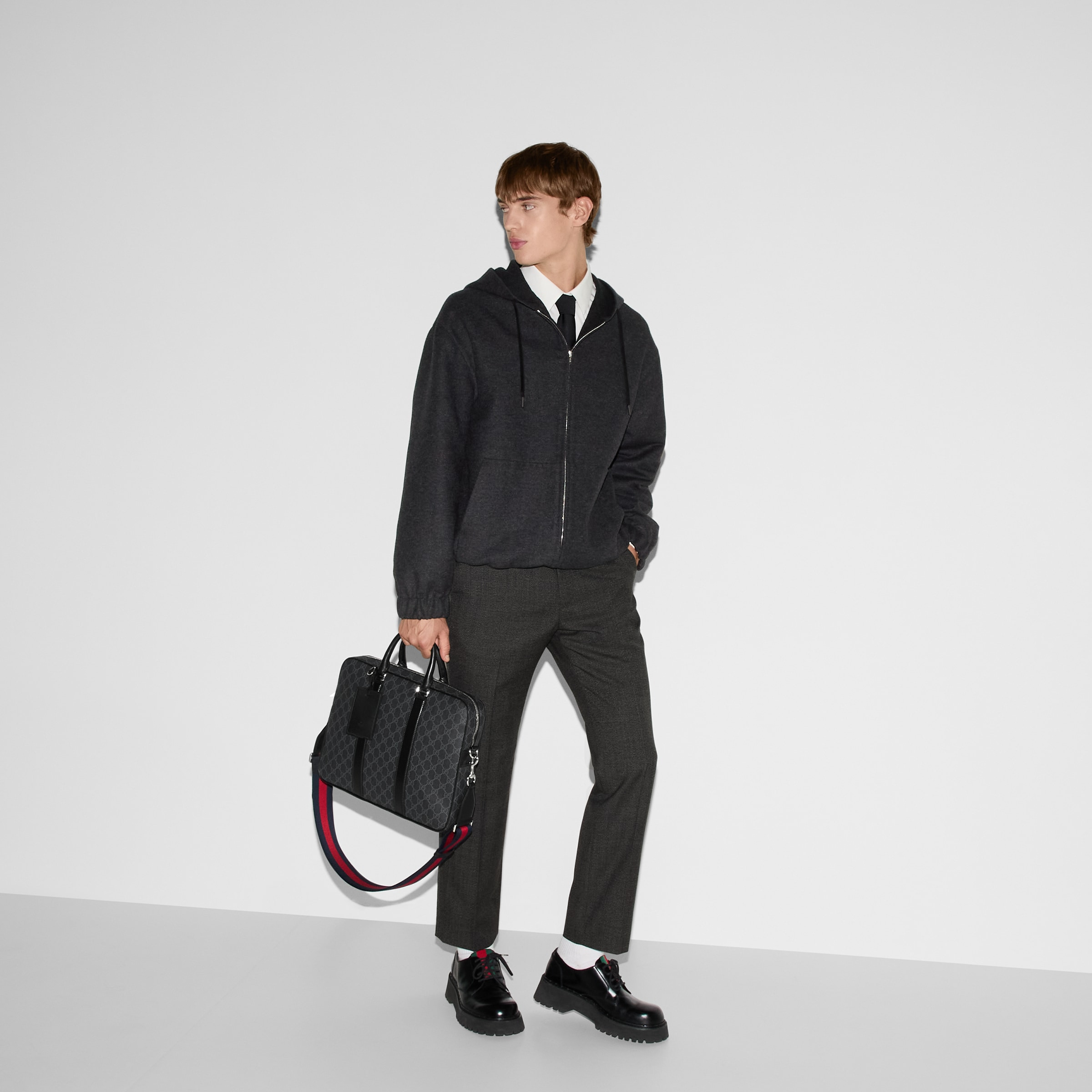 GG briefcase with shoulder strap - 4