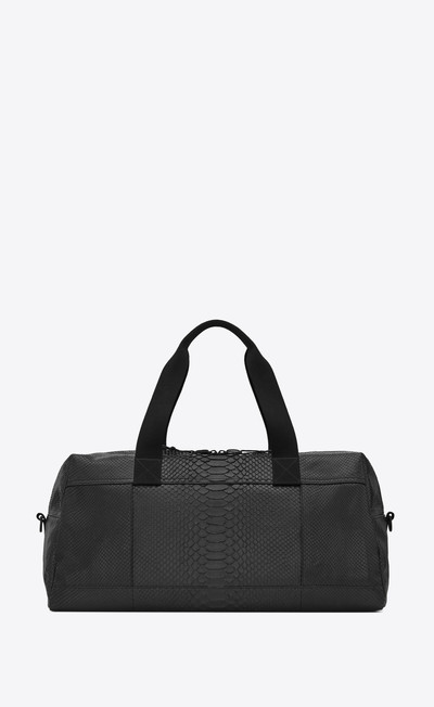 SAINT LAURENT nuxx duffle in brushed python outlook