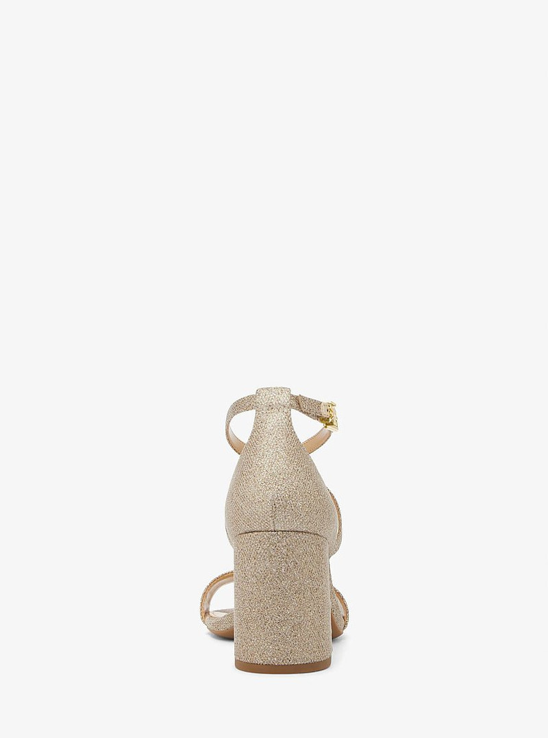 Sophie Flex Glitter Chain-Mesh Sandal 3