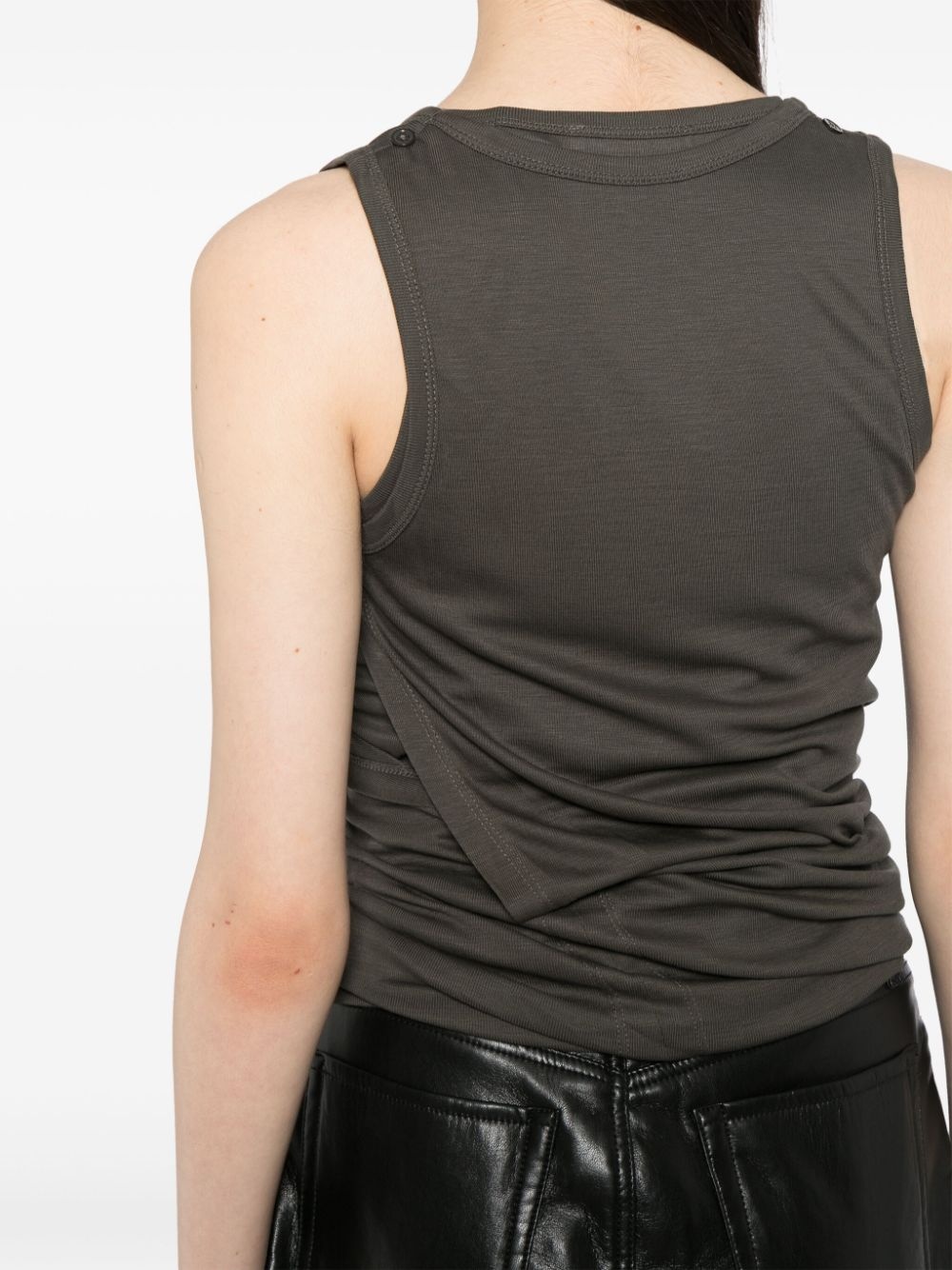 scoop-neck tank top - 5