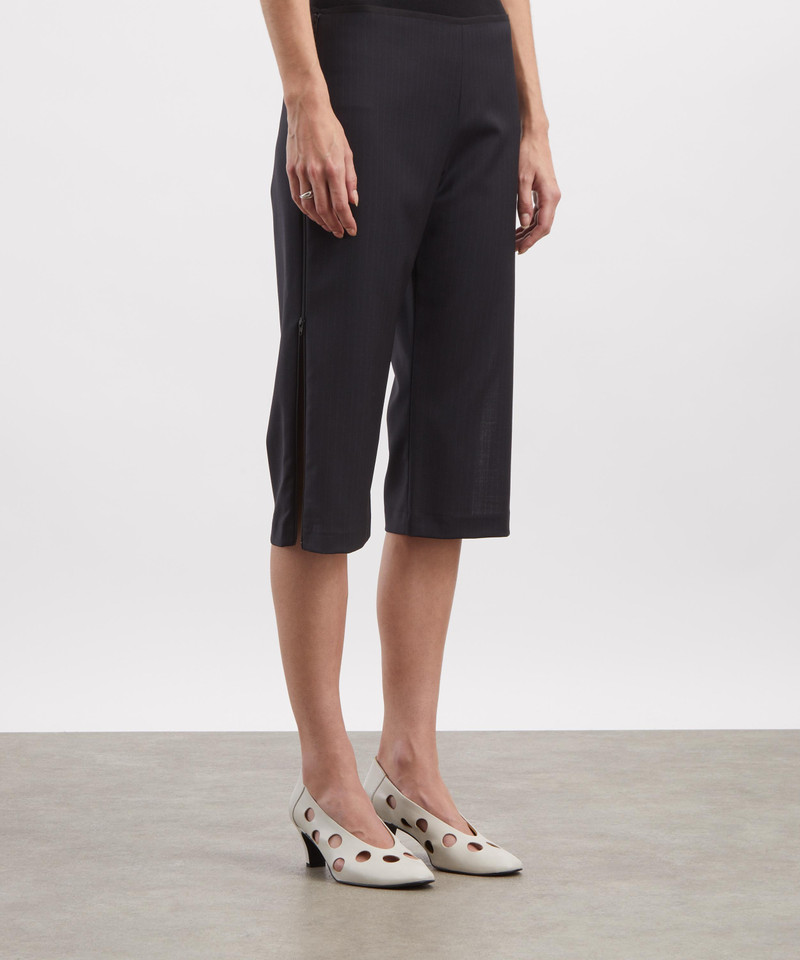 paloma wool Lumieti Dark Grey Pinstripe Capri Trousers outlook