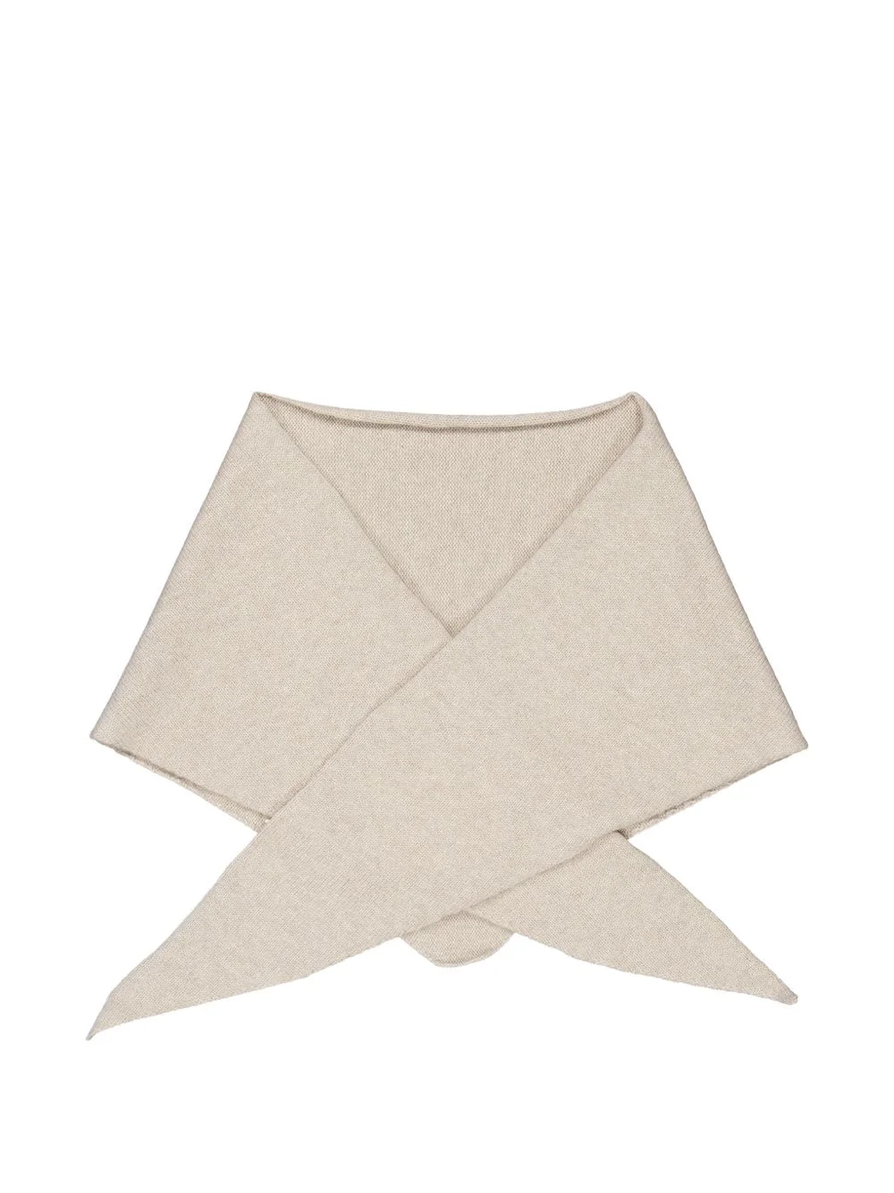 Florianne triangle knitted scarf - 1