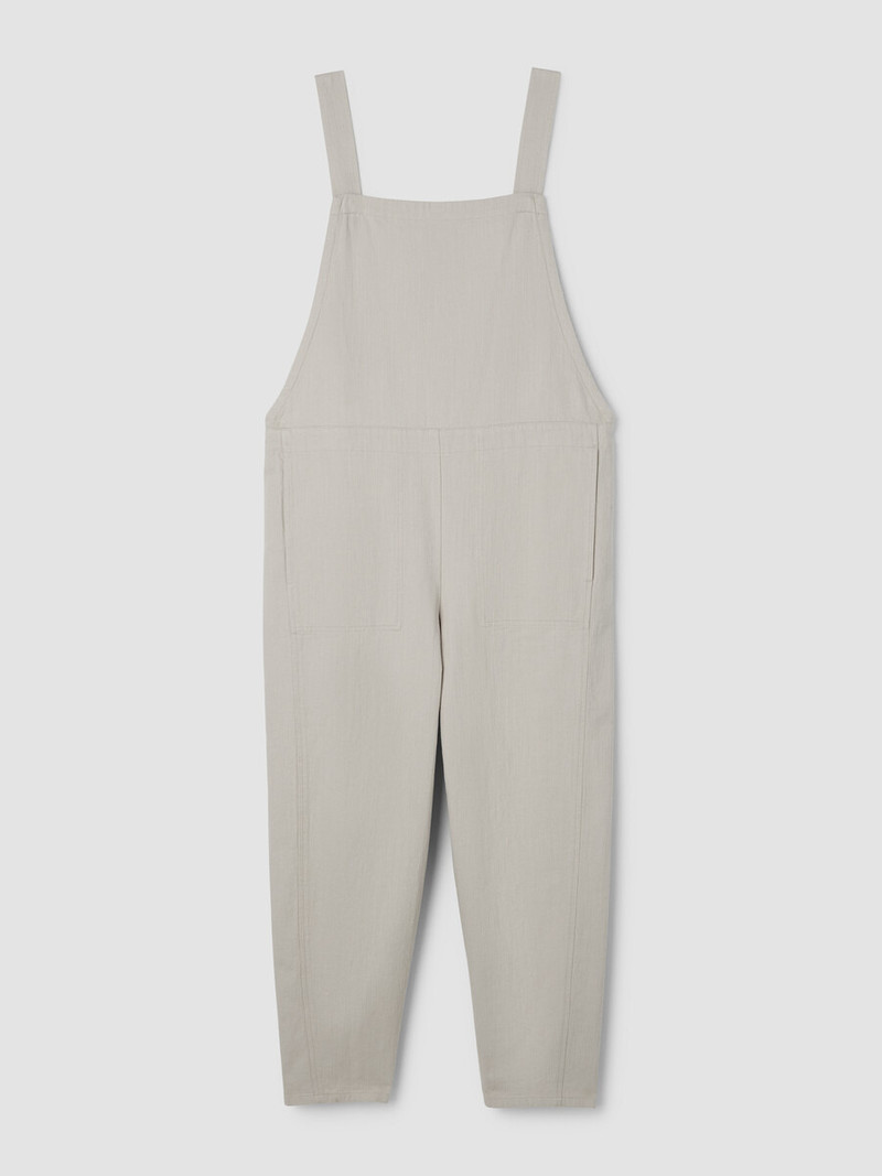 Slubby Organic Cotton Linen Overalls 1