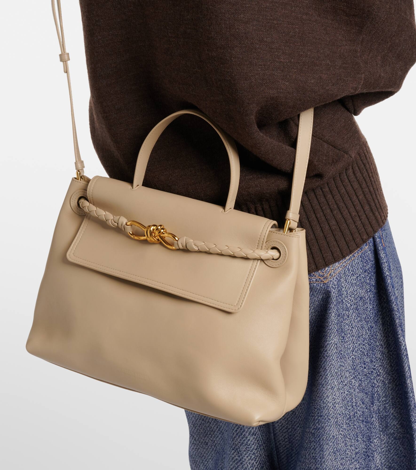 Ciao Ciao Knot Medium leather tote bag - 2