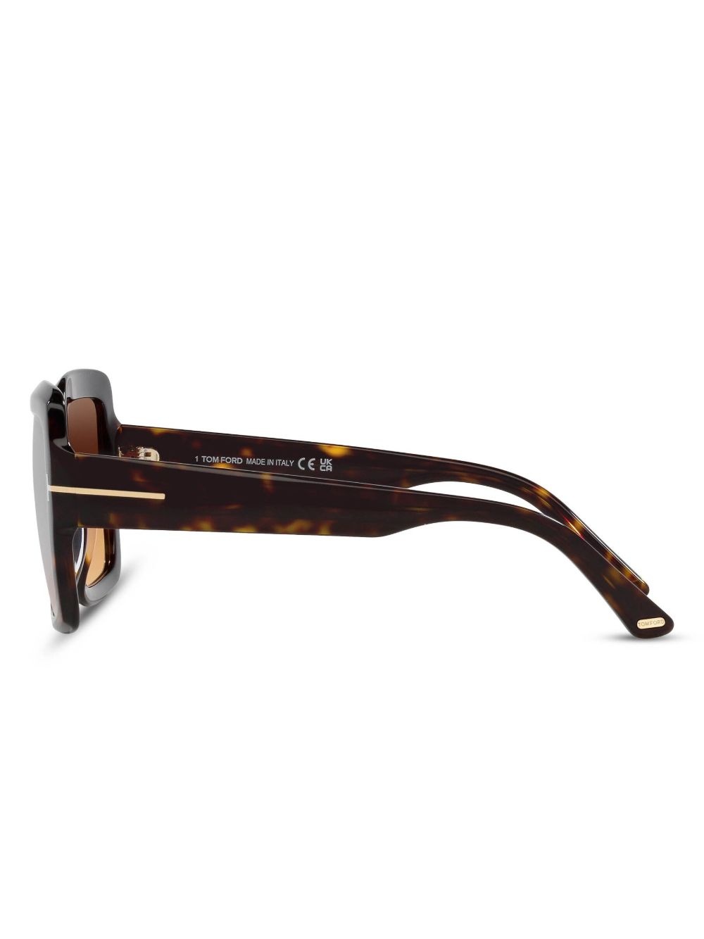 Kaya tortoiseshell oversized sunglasses - 3