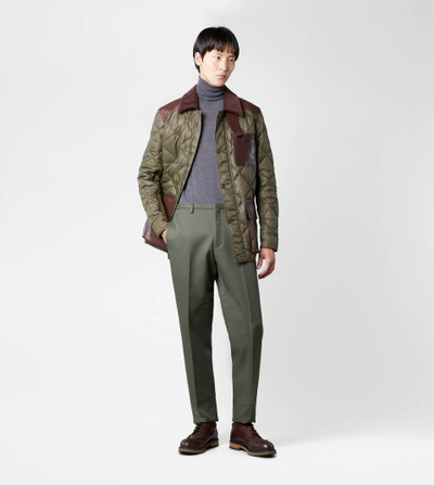 Tod's RIDING TROUSERS - GREEN outlook