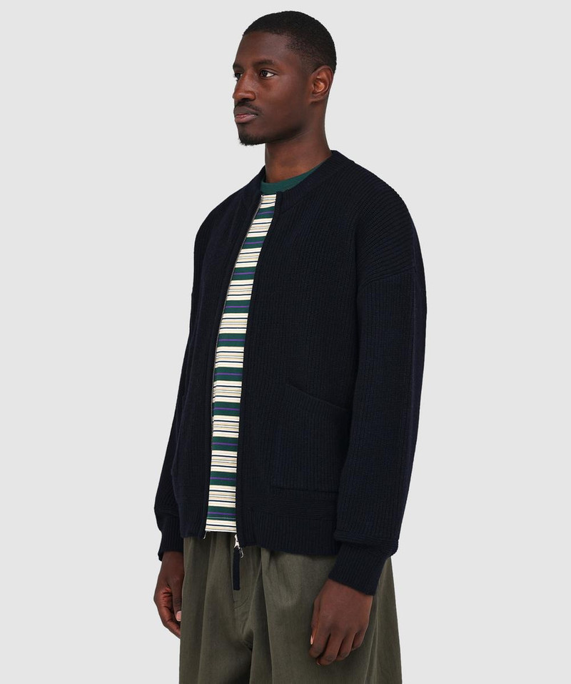 FrizmWORKS Wool deck zip up cardigan outlook