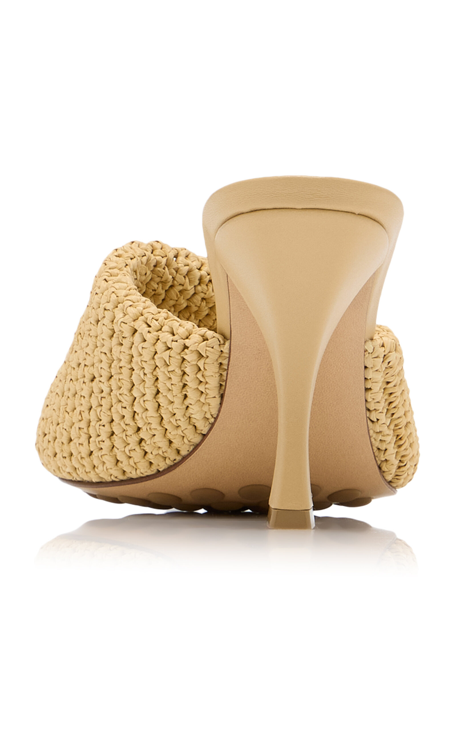 Blink Crocheted Raffia Mules neutral - 5