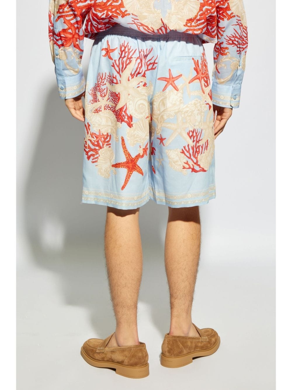 Barocco-Sea cotton shorts - 4