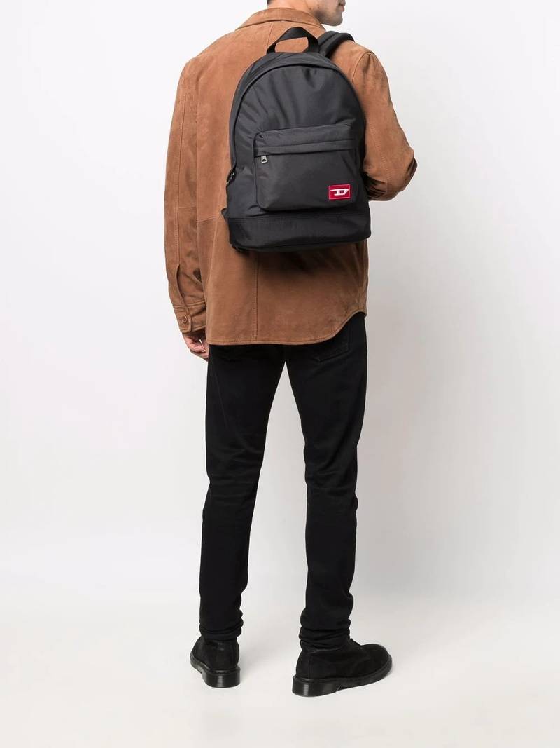 Diesel Farb logo-patch backpack outlook