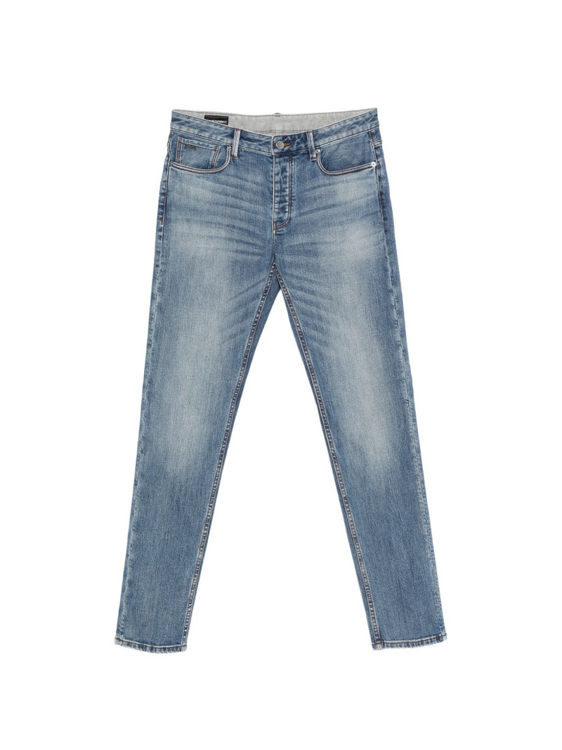logo-plaque jeans 1
