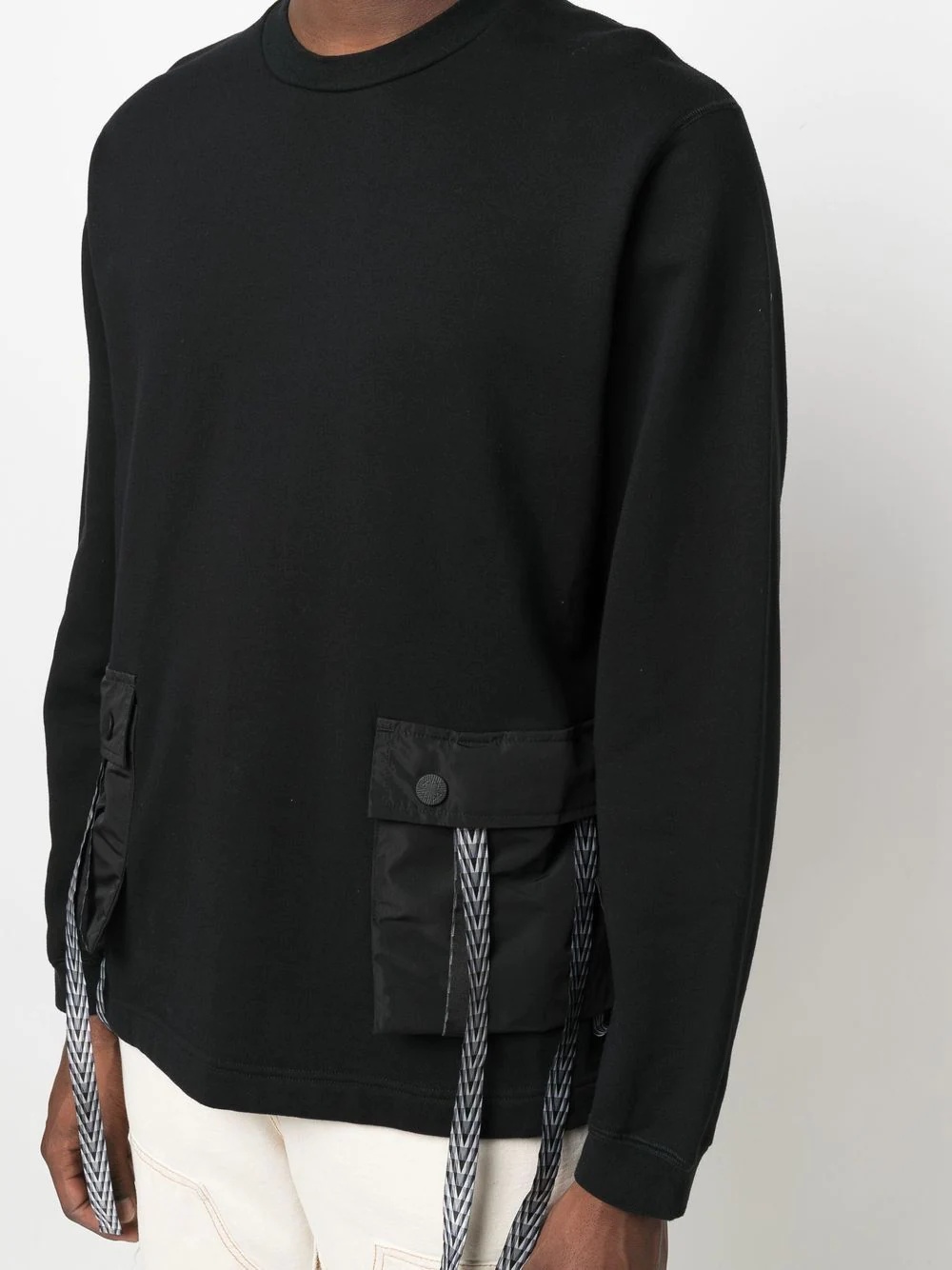 flap-pocket detail sweatshirt - 5