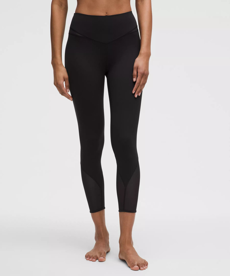 Mesh-Panelled Nulu High-Rise Yoga Crops 23" 1