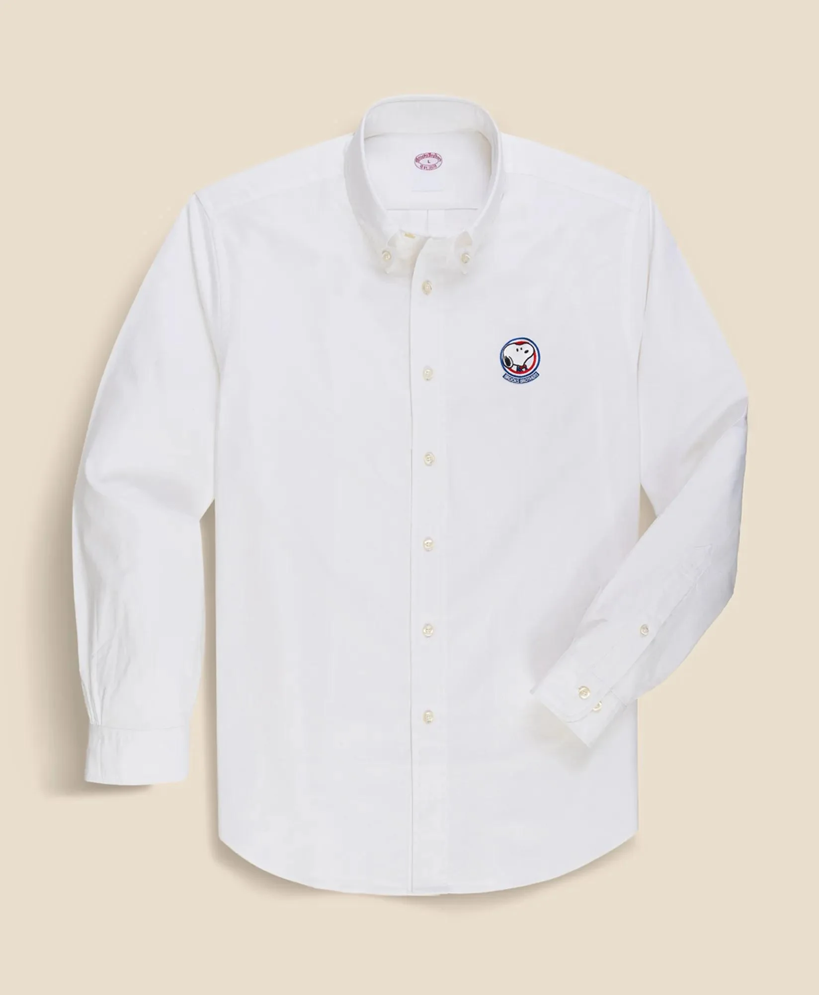 Brooks Brothers x PEANUTS Traditional Fit Oxford Button-Down Collar Sport Shirt - 1