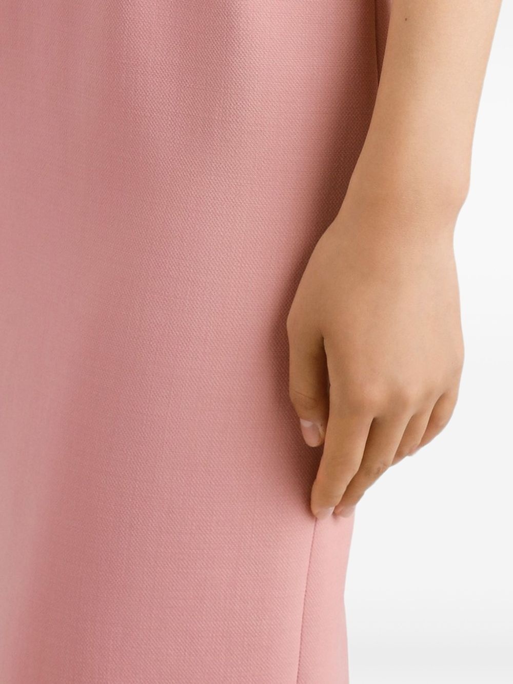 wool crepe dress - 5