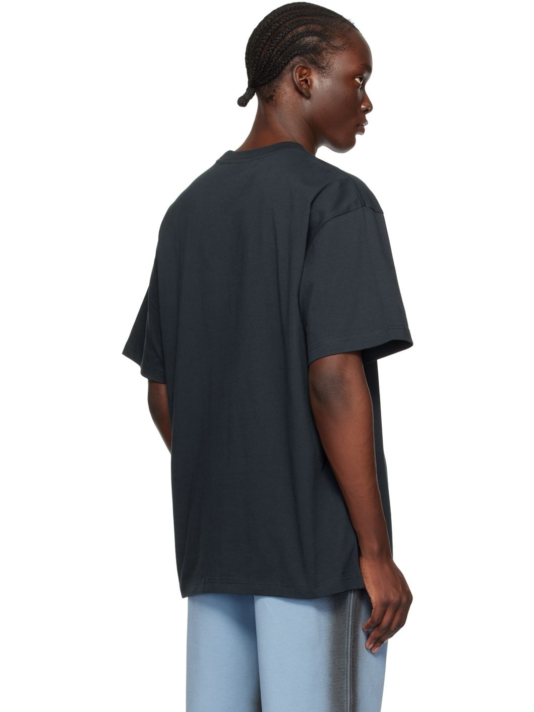 Black Pinched Logo T-Shirt - 3