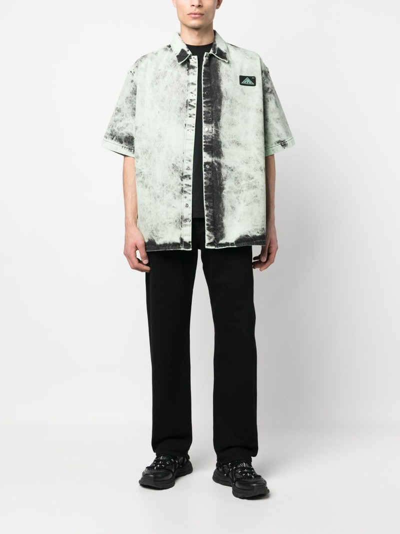 OAMC bleach-effect short-sleeve shirt outlook