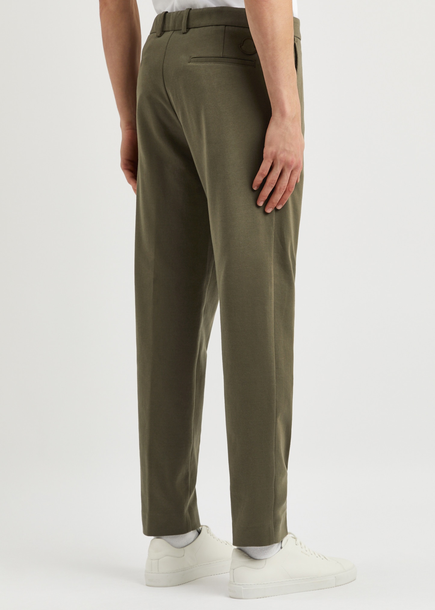 Tapered jersey trousers - 3