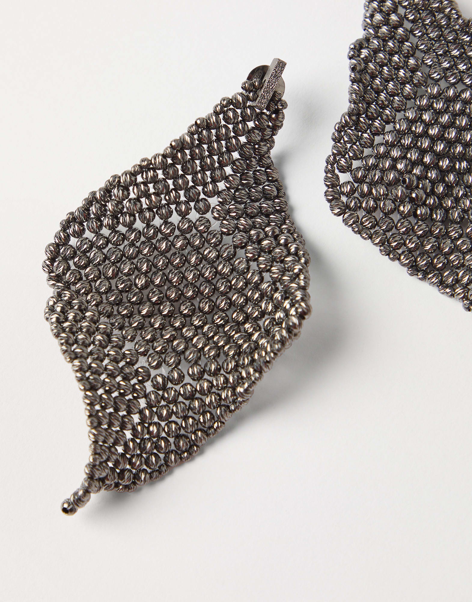 Sterling Silver sculptured earrings - 2