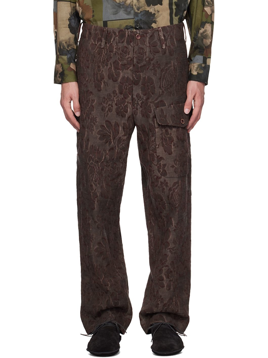 Burgundy Paxton Pants - 1