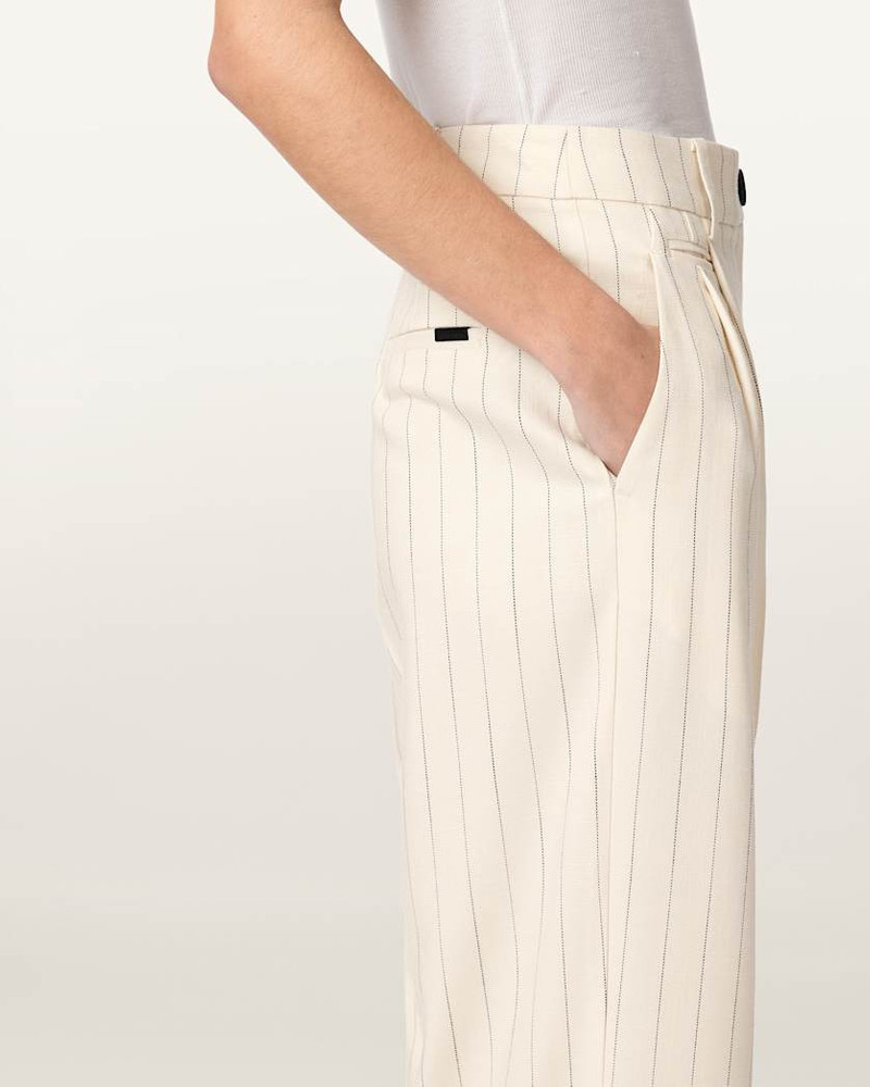 OLGA WIDE LEG PLEATED PANTS 6