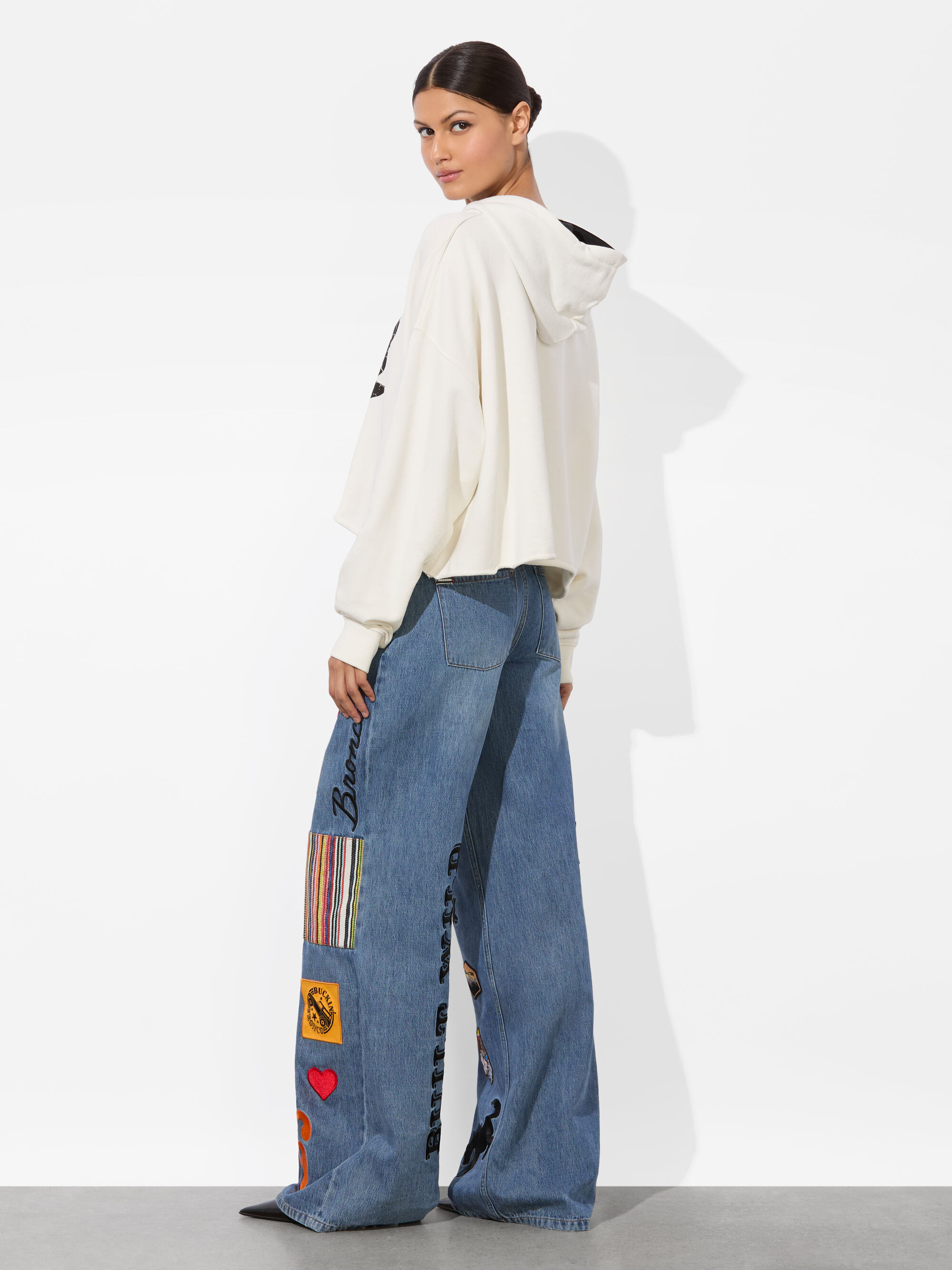 A+O X BRONCO SUNNY CROPPED HOODIE - 4