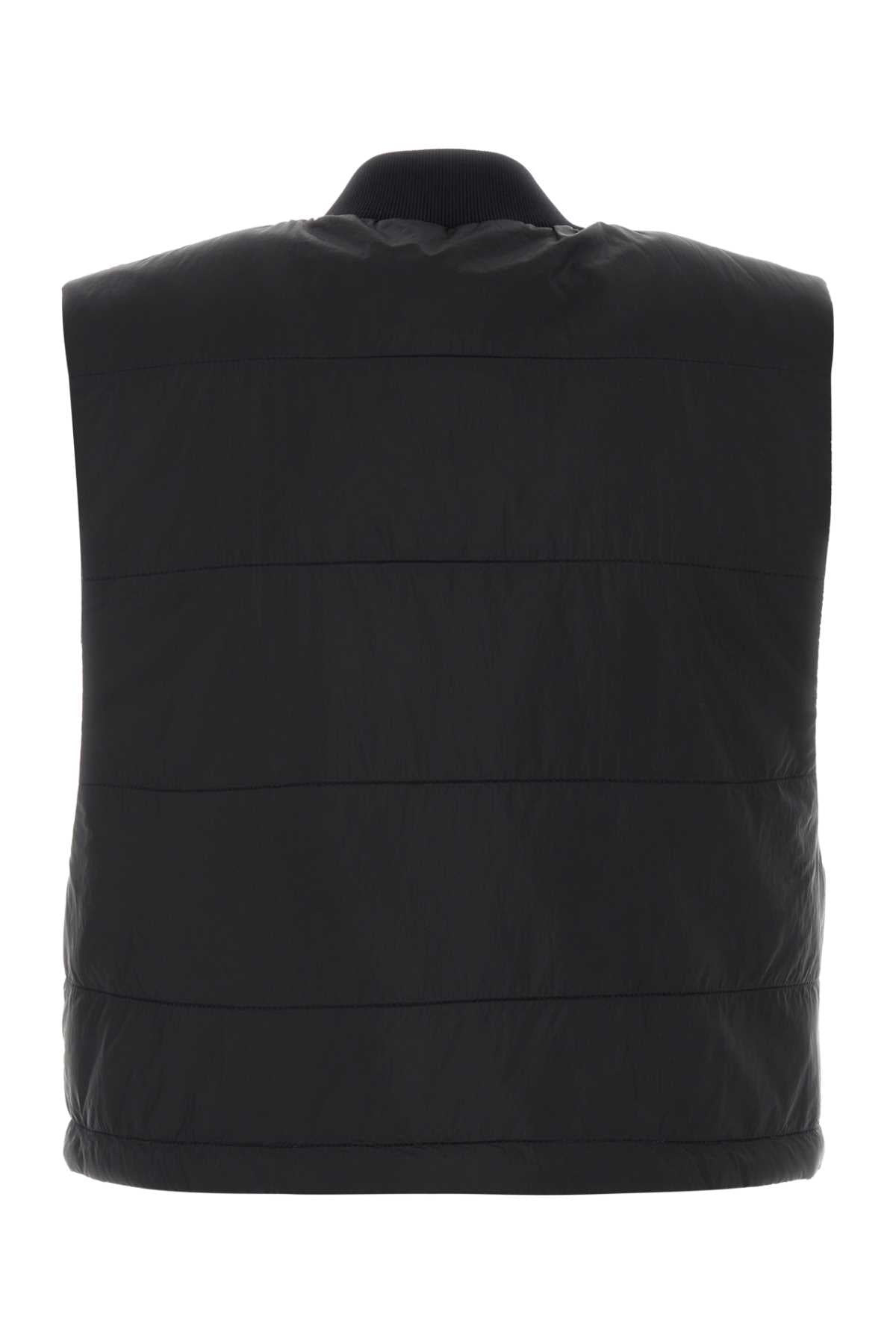Palm Angels Women Black Nylon Vest - 2