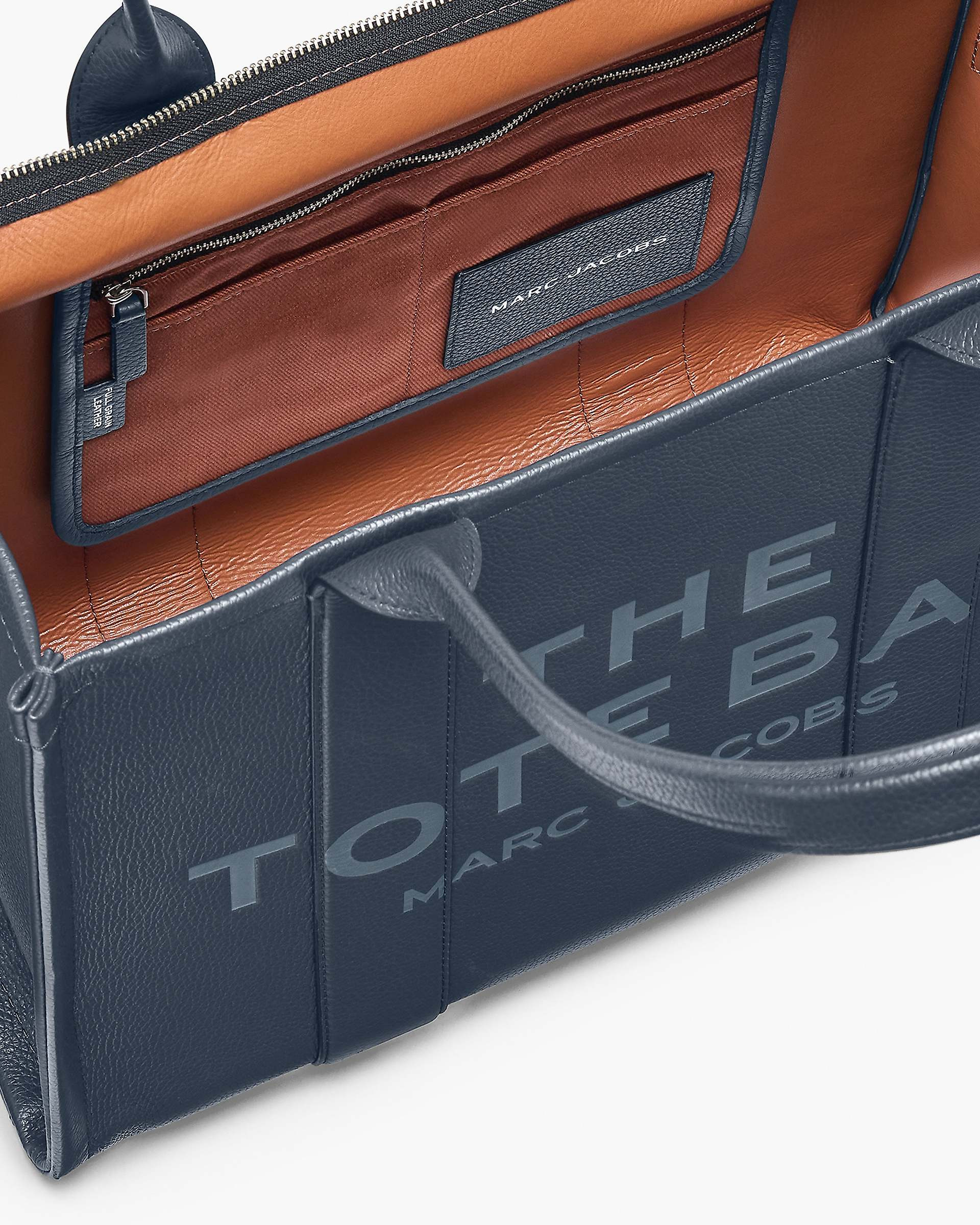 THE LEATHER LARGE TOTE BAG - 6