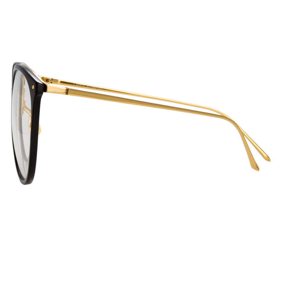 THE KINGS | OVERSIZED OPTICAL FRAME IN BLACK (C7) - 3