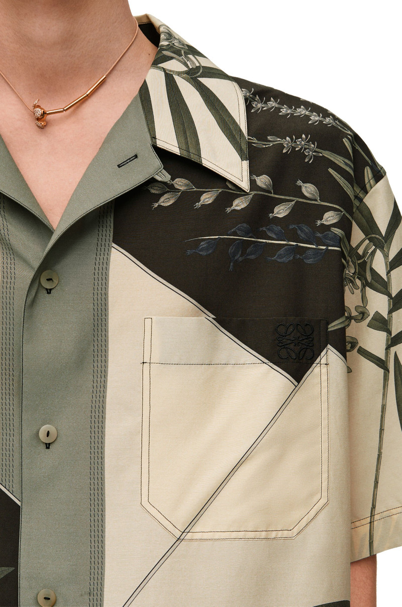 Short sleeve shirt in cotton and silk 5