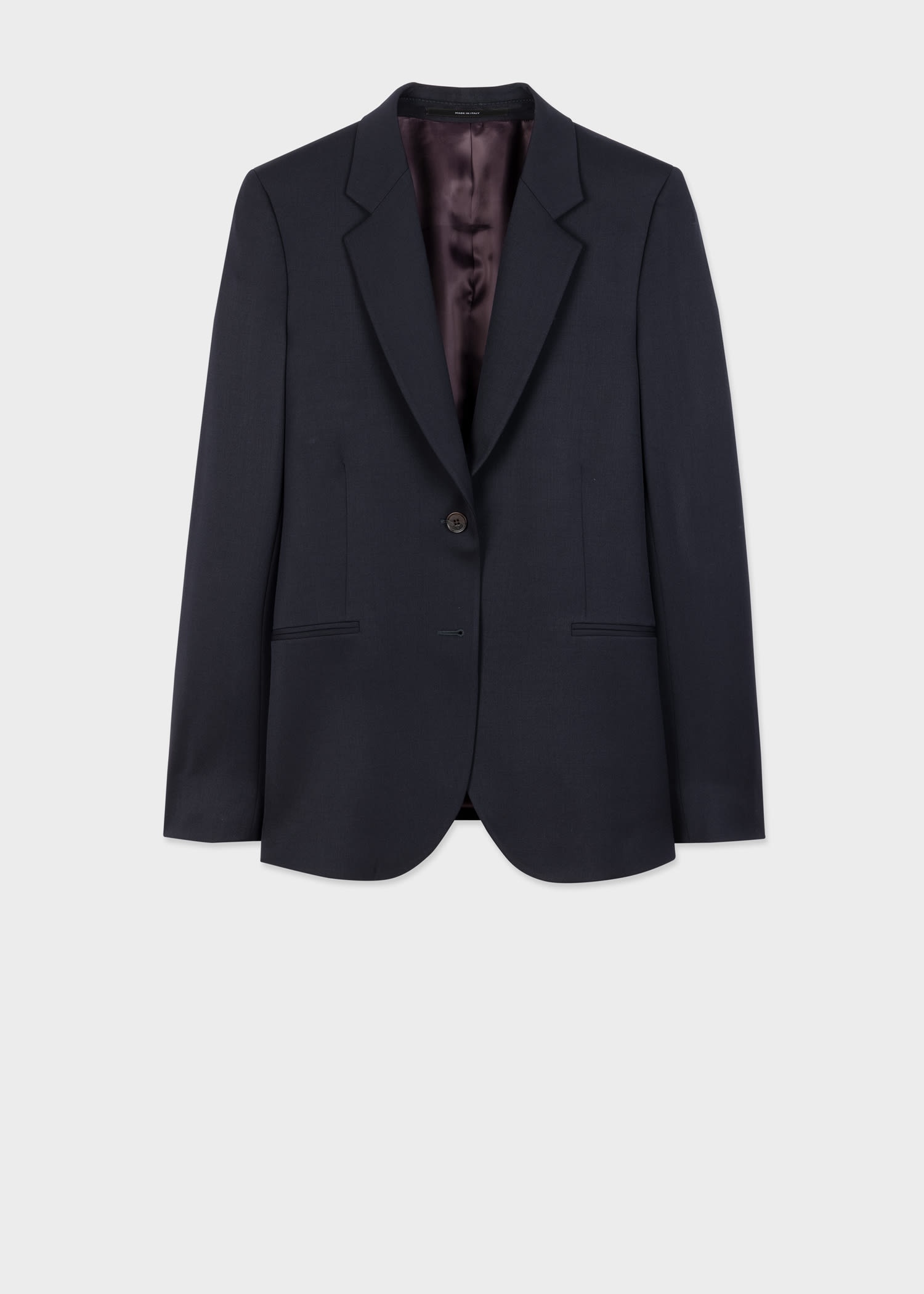 Stretch-Wool Two-Button Blazer - 1