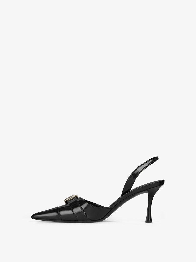 Givenchy VOYOU SLINGBACKS IN LEATHER outlook