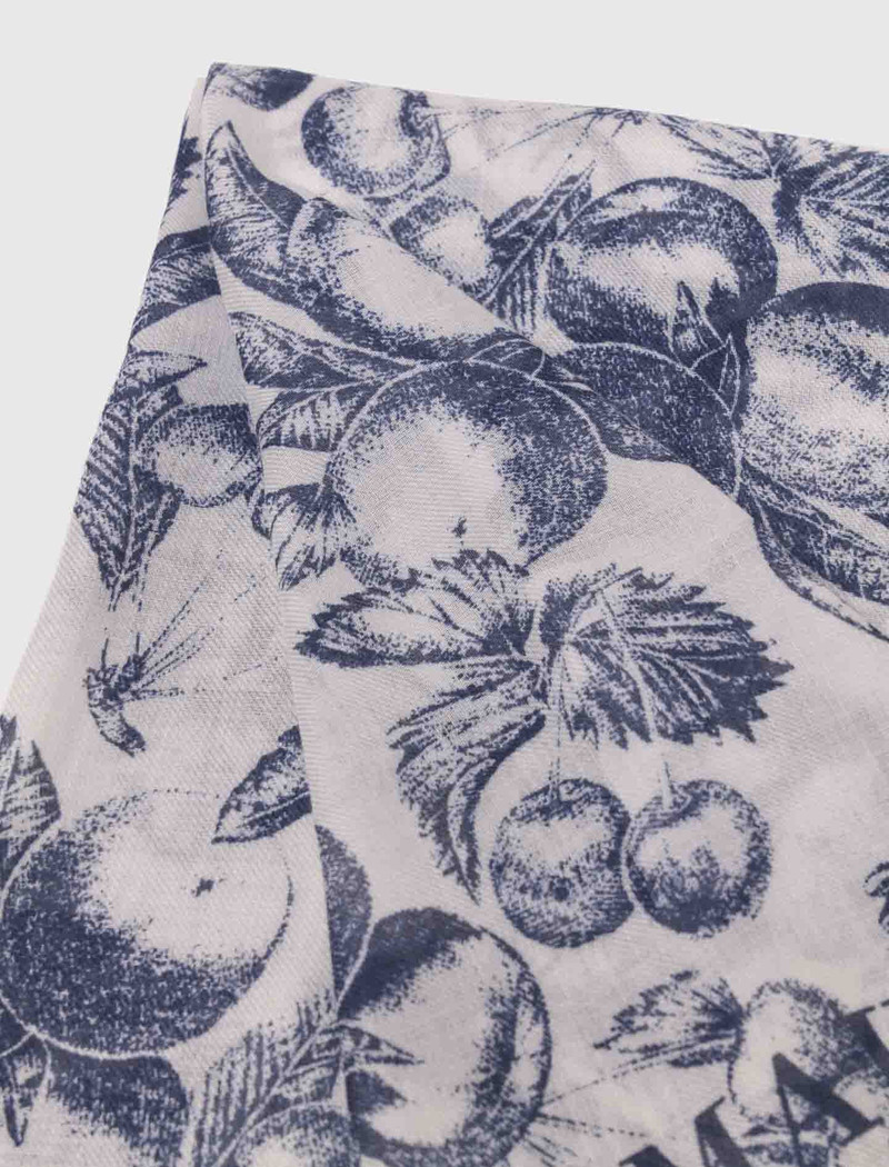 Fruit print shawl 5