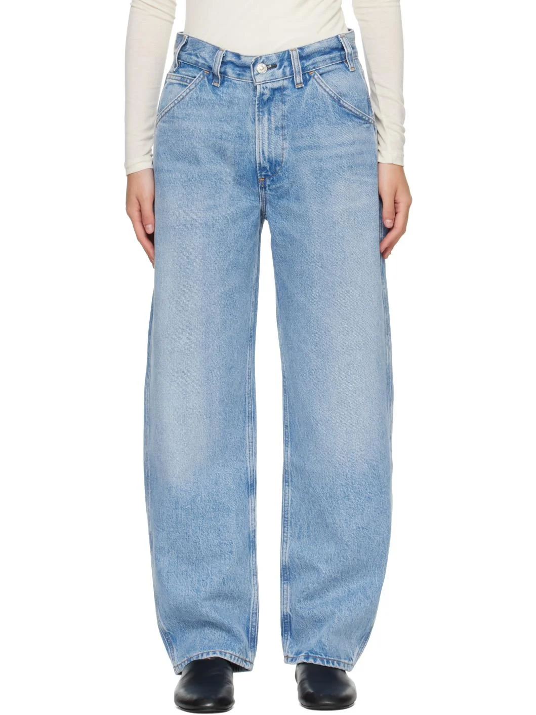 Blue Miro Full Length Deck Jeans - 1