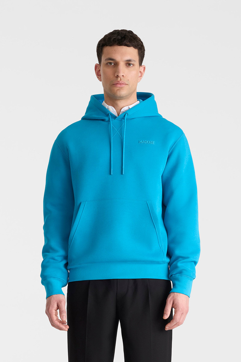 KOLTON-ZZ Double-Face Jersey Logo Hoodie 3