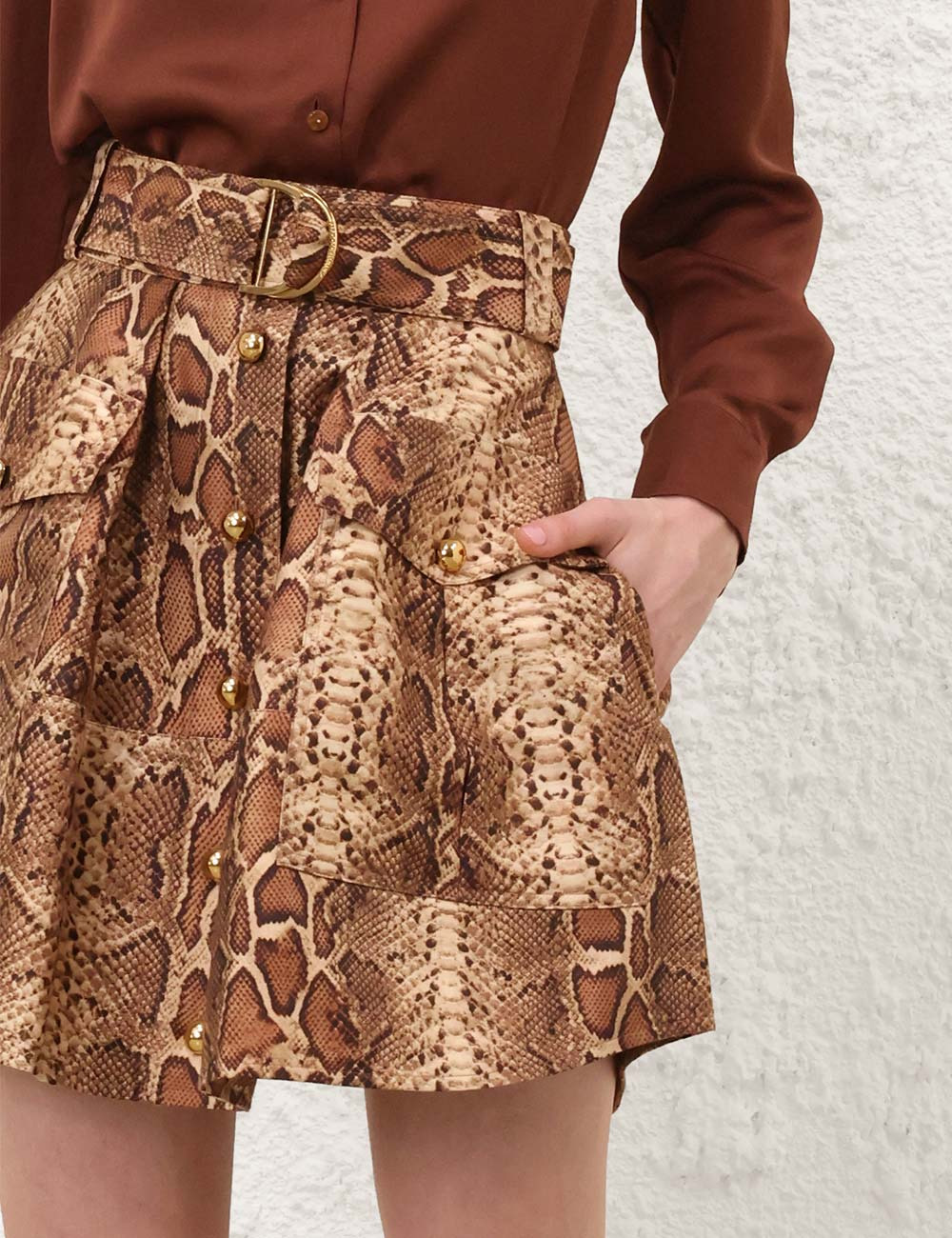 Hypnotic Utility Mini Skirt - 3