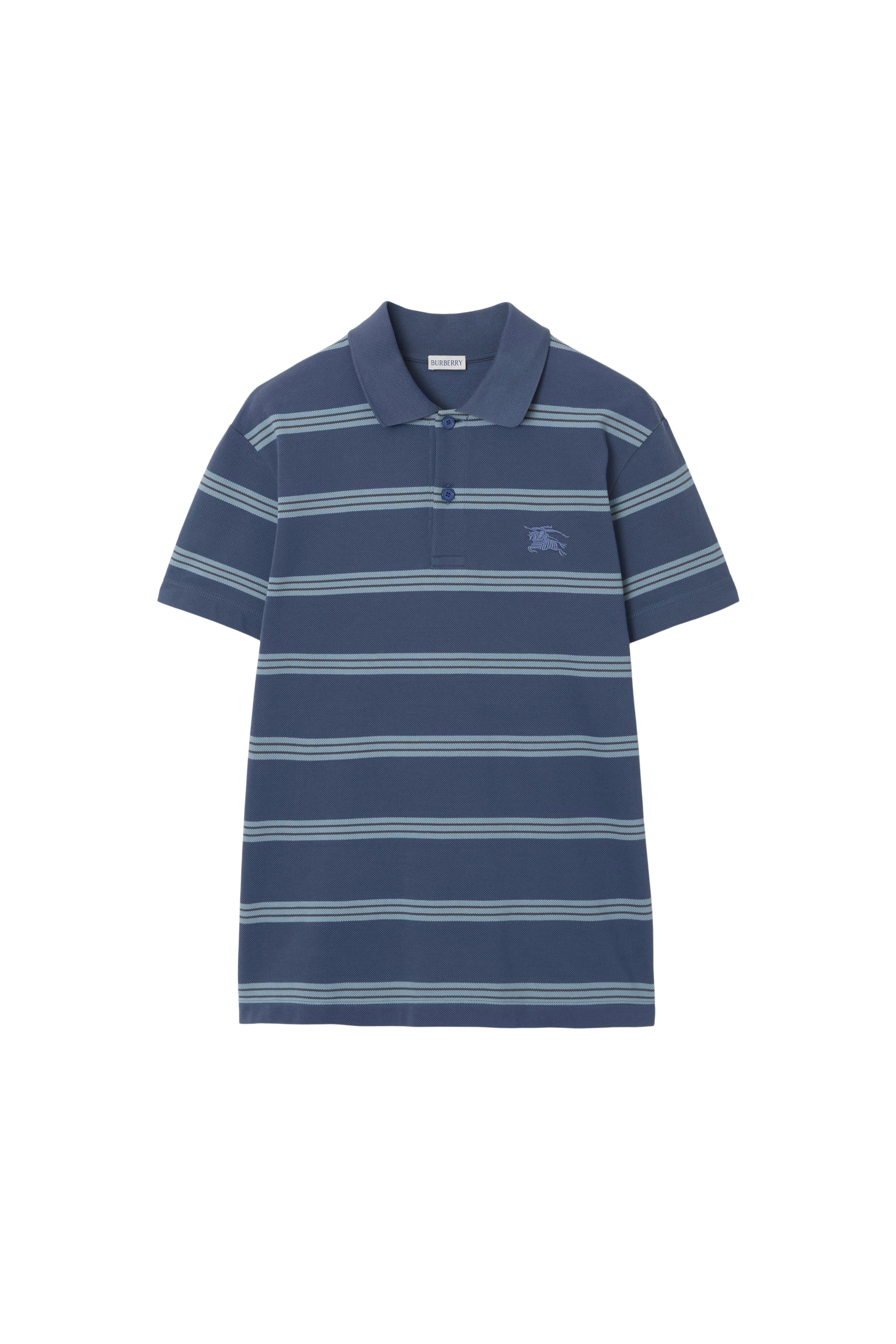 burberry Striped Cotton Polo Shirt in Pilot at Nordstrom - 2