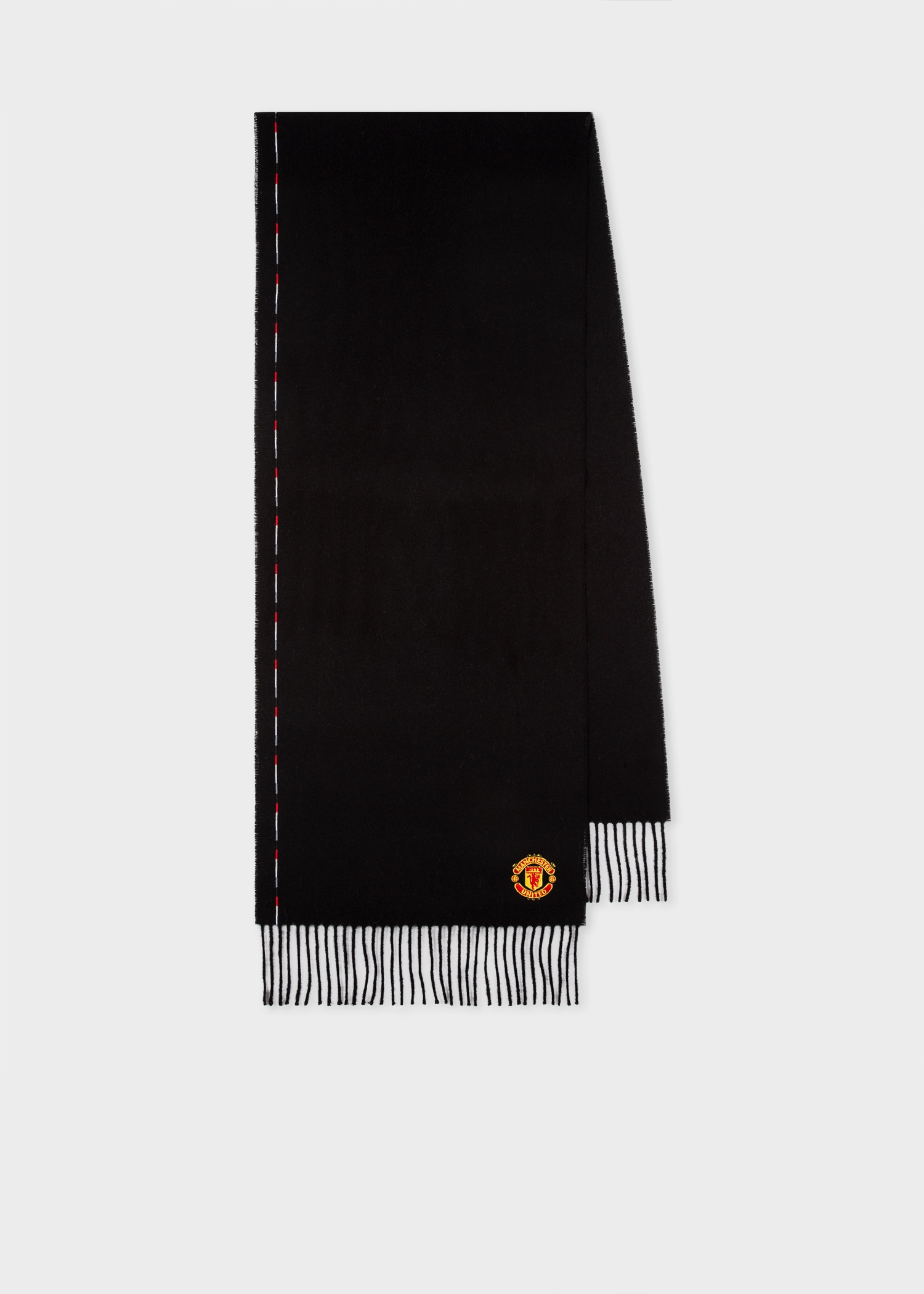 Paul Smith & Manchester United - Black Wool Scarf - 1
