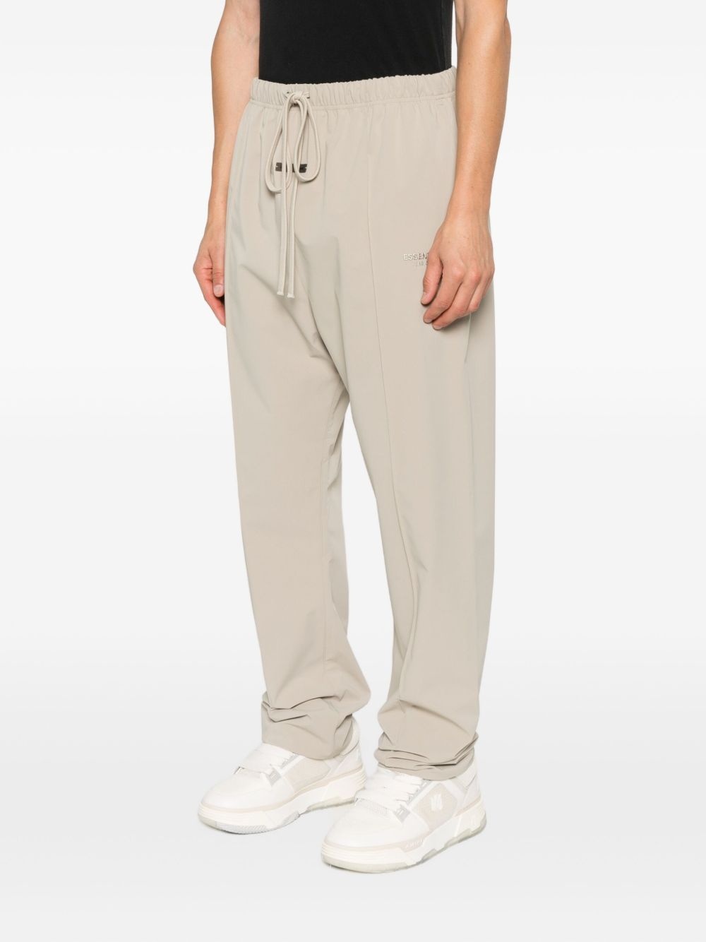drawstring-waist track pants - 3