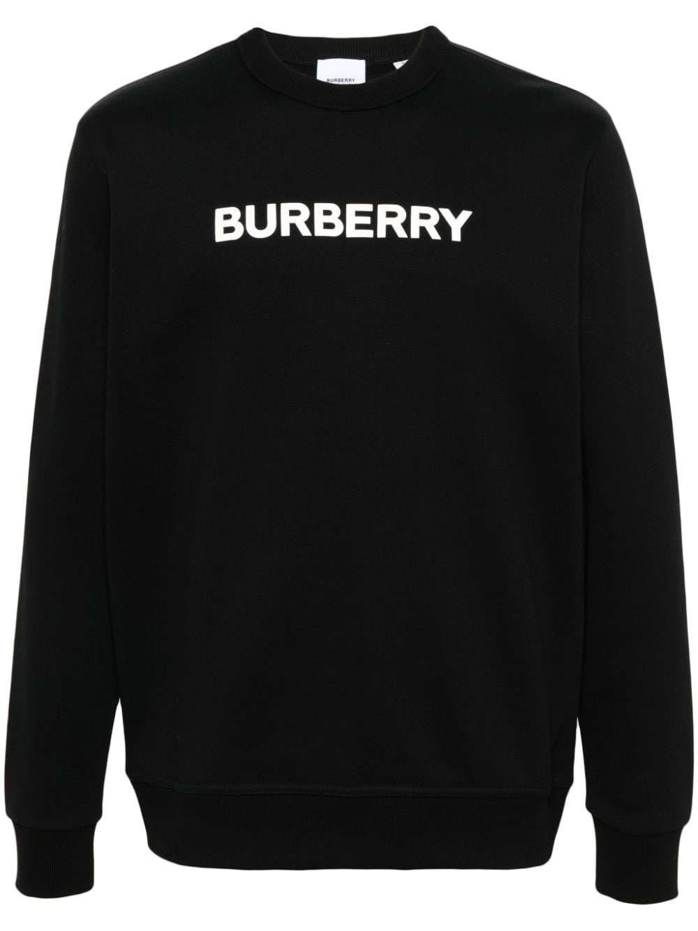 logo-print cotton sweatshirt - 1