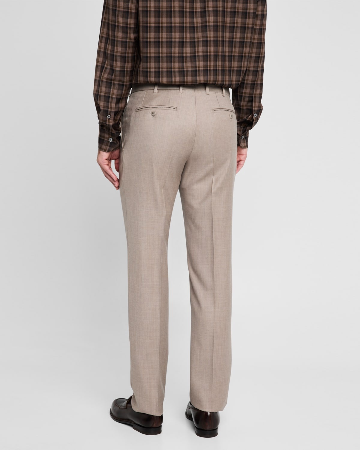 Men's Wool Twill Trousers - 3